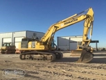 Side of used Excavator